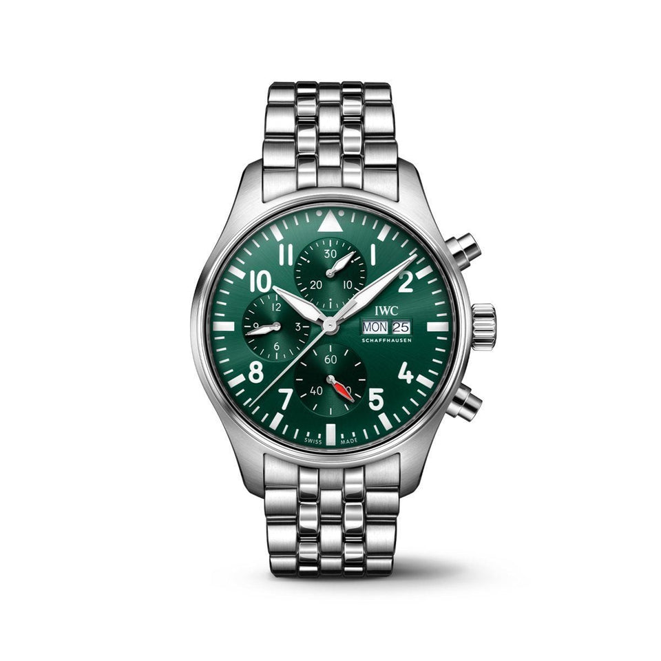 IWC Schaffhausen Pilot's Watch Chronograph at David M Robinson