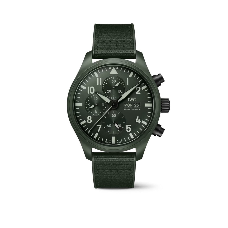 IWC Schaffhausen Pilot's Watch Chronograph TOP GUN Edition Woodland at David M Robinson