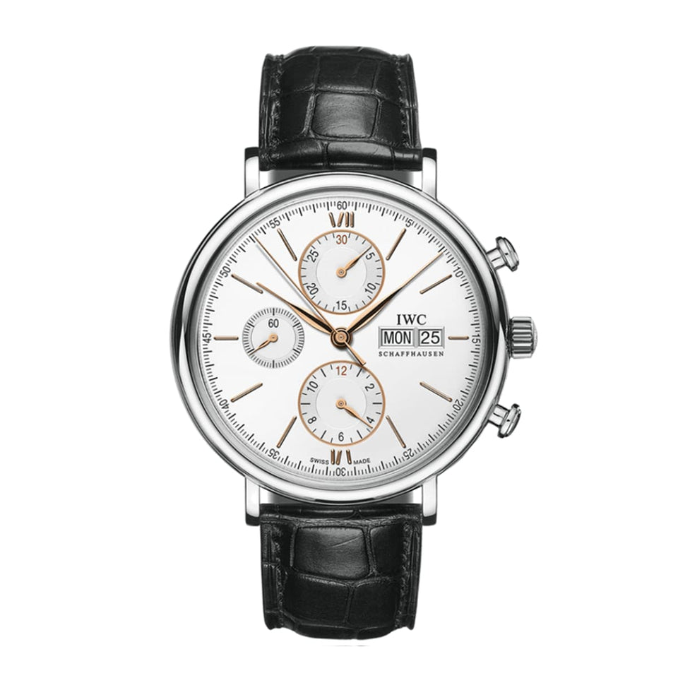 IWC Schaffhausen Portofino Chronograph 42mm Watch at David M Robinson