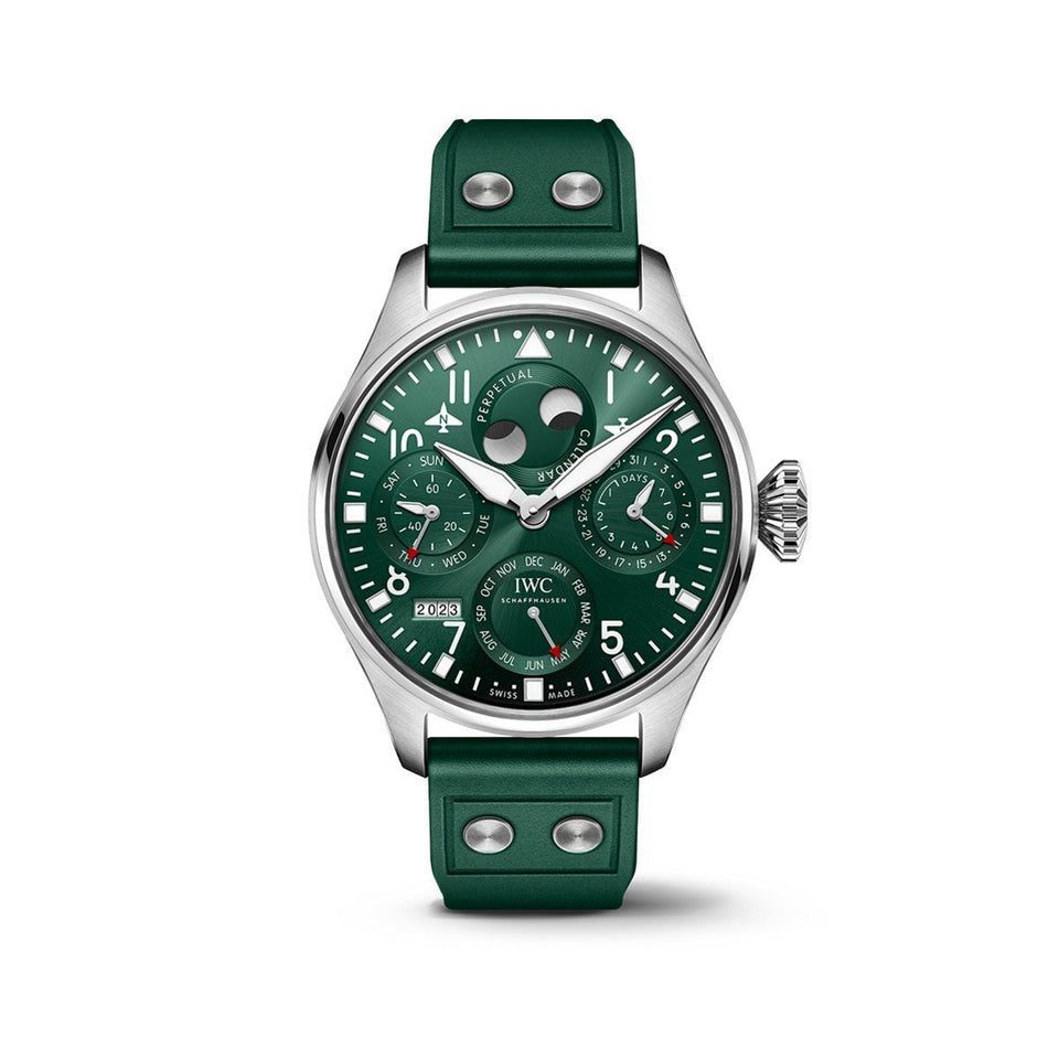 IWC Schaffhausen Big Pilot's Watch Perpetual Calendar 46mm at David M Robinson