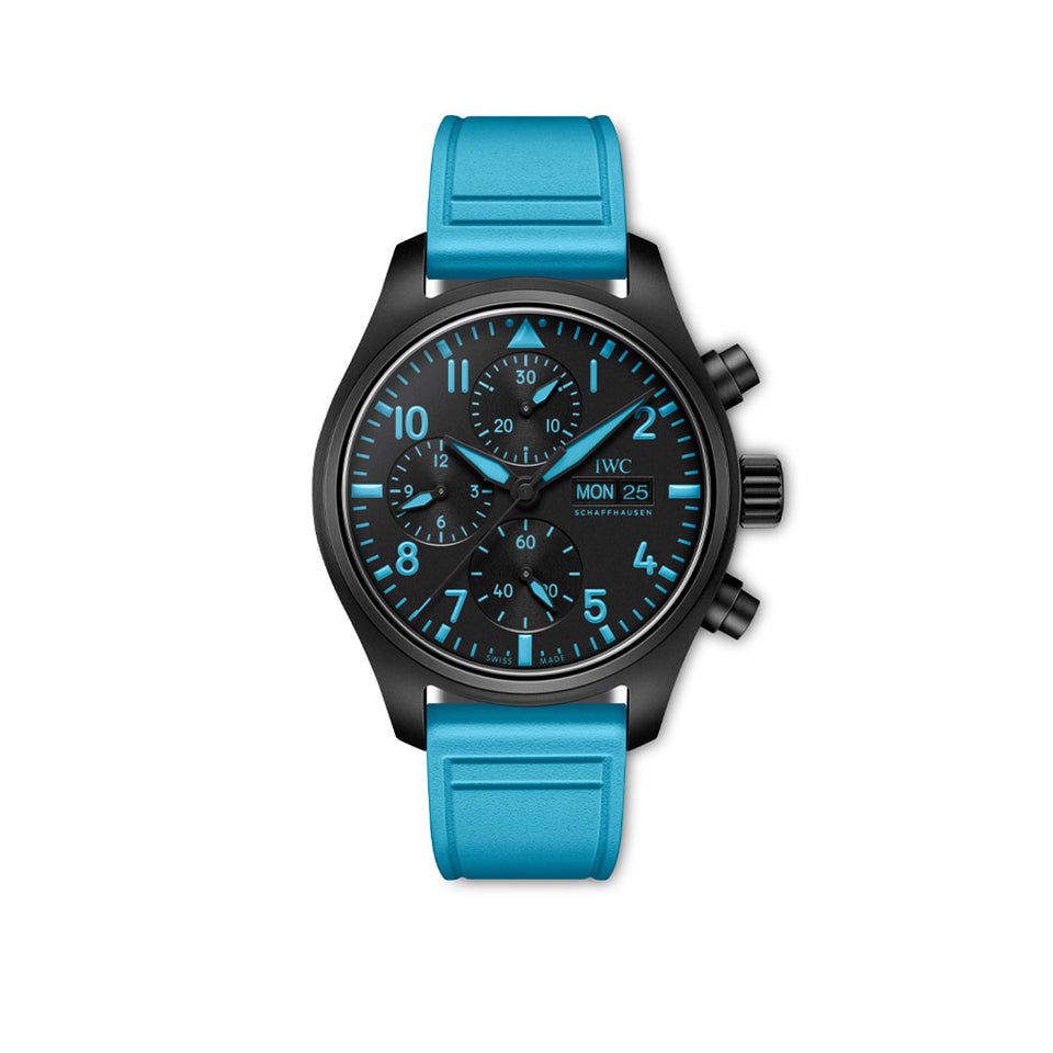 IWC Schaffhausen Pilot's Watch Chronograph 41 George Russell at David M Robinson