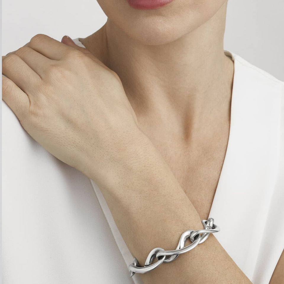 Infinity Sterling Silver Bracelet