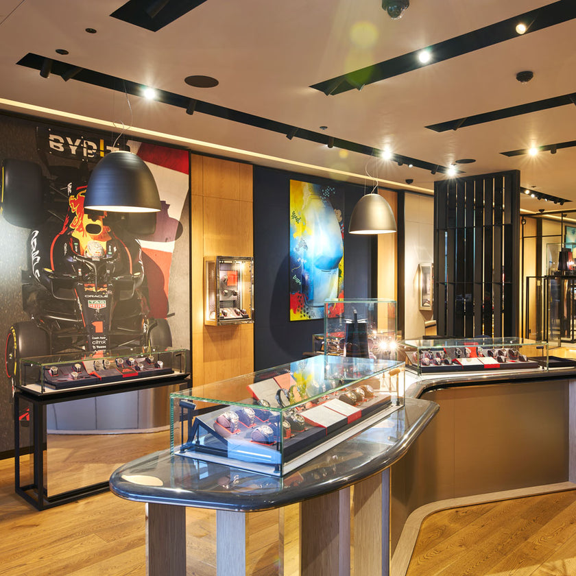 TAG Heuer Watches at the TAG Heuer Boutique, Liverpool ONE
