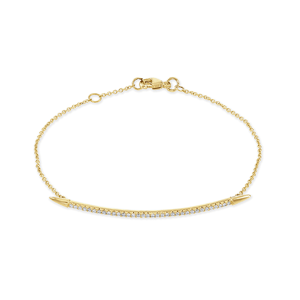Love Lines Yellow Gold Diamond Bracelet