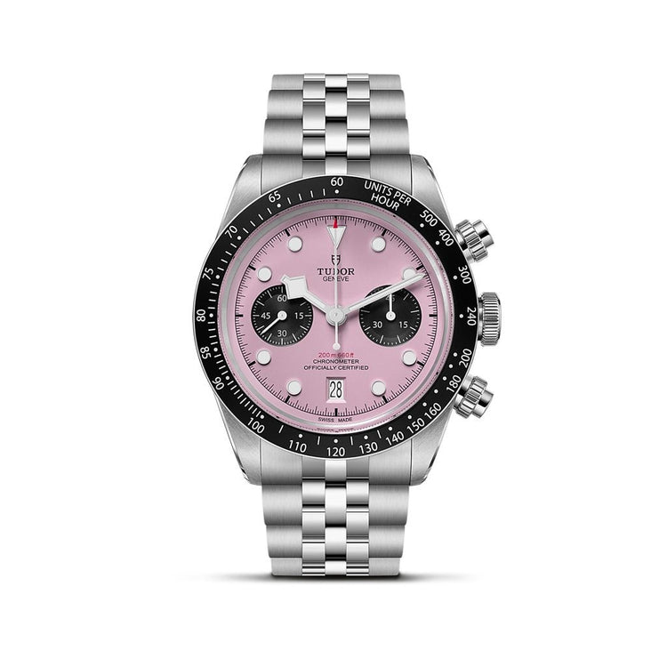 TUDOR Black Bay Chrono Pink Automatic 41mm Watch at David M Robinson