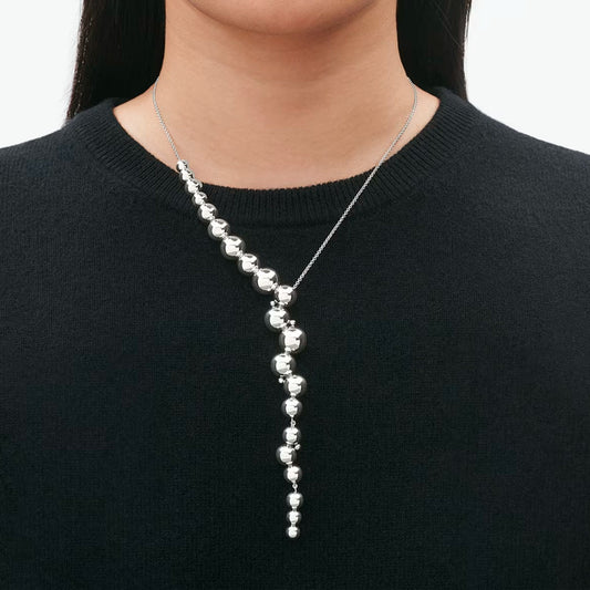 Georg Jensen Moonlight Grapes Sterling Silver Necklace at David M Robinson