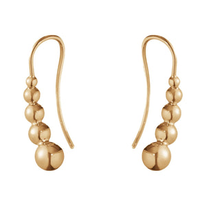 Moonlight Grapes 18ct Rose Gold Drop Earrings