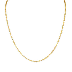 18ct Yellow Gold Ball Chain Necklace