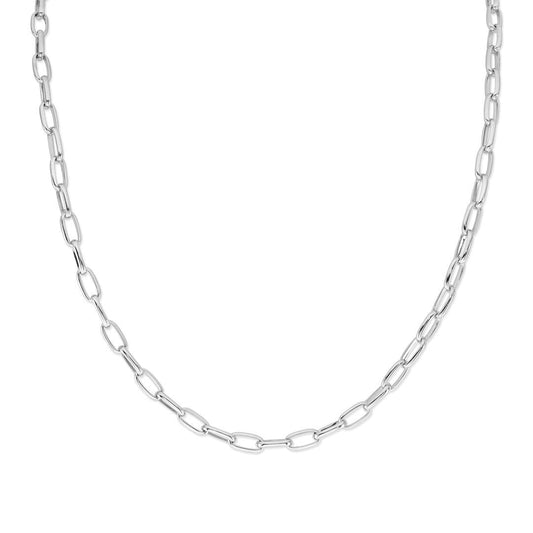 White Gold Chain Necklace at DMR
