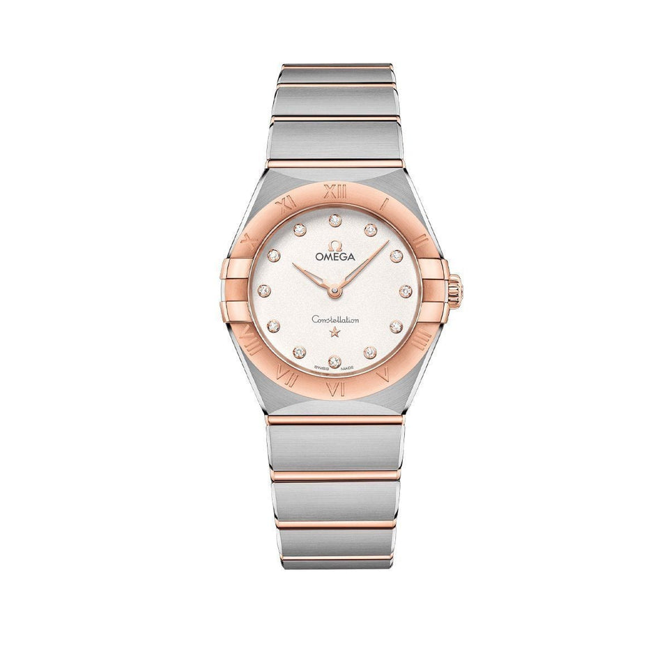 OMEGA Constellation Quartz 28mm Watch O13120286052001 at DMR and the OMEGA Boutique Liverpool