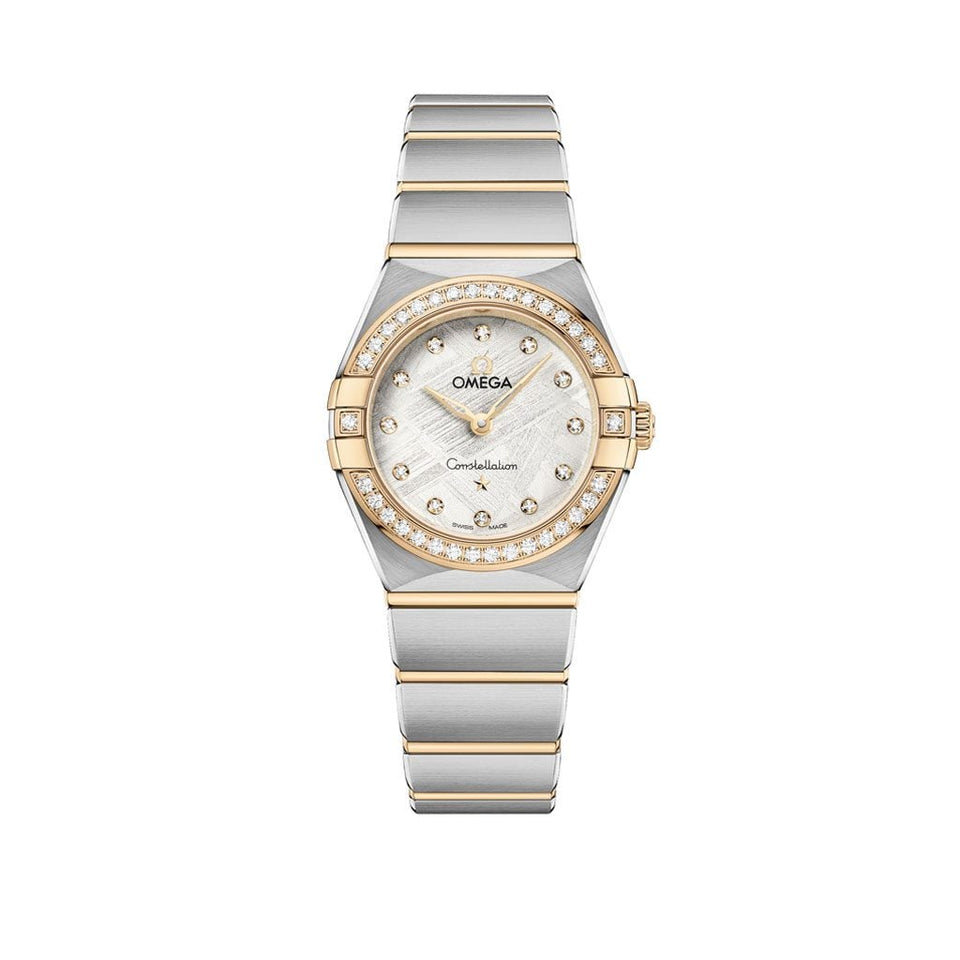 OMEGA Constellation Steel Yellow Gold Quartz 25mm Watch O13125256099002 at DMR and the OMEGA Boutique Liverpool