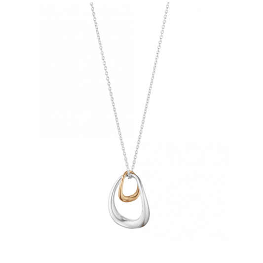 Offspring Sterling Silver &amp; 18ct Rose Gold Pendant