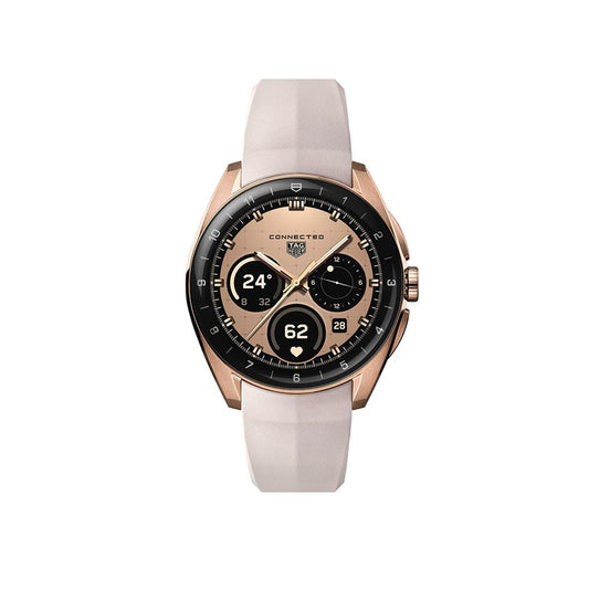 TAG Heuer Connected Calibre E5 40mm Golden Bright Edition Watch at David M Robinson