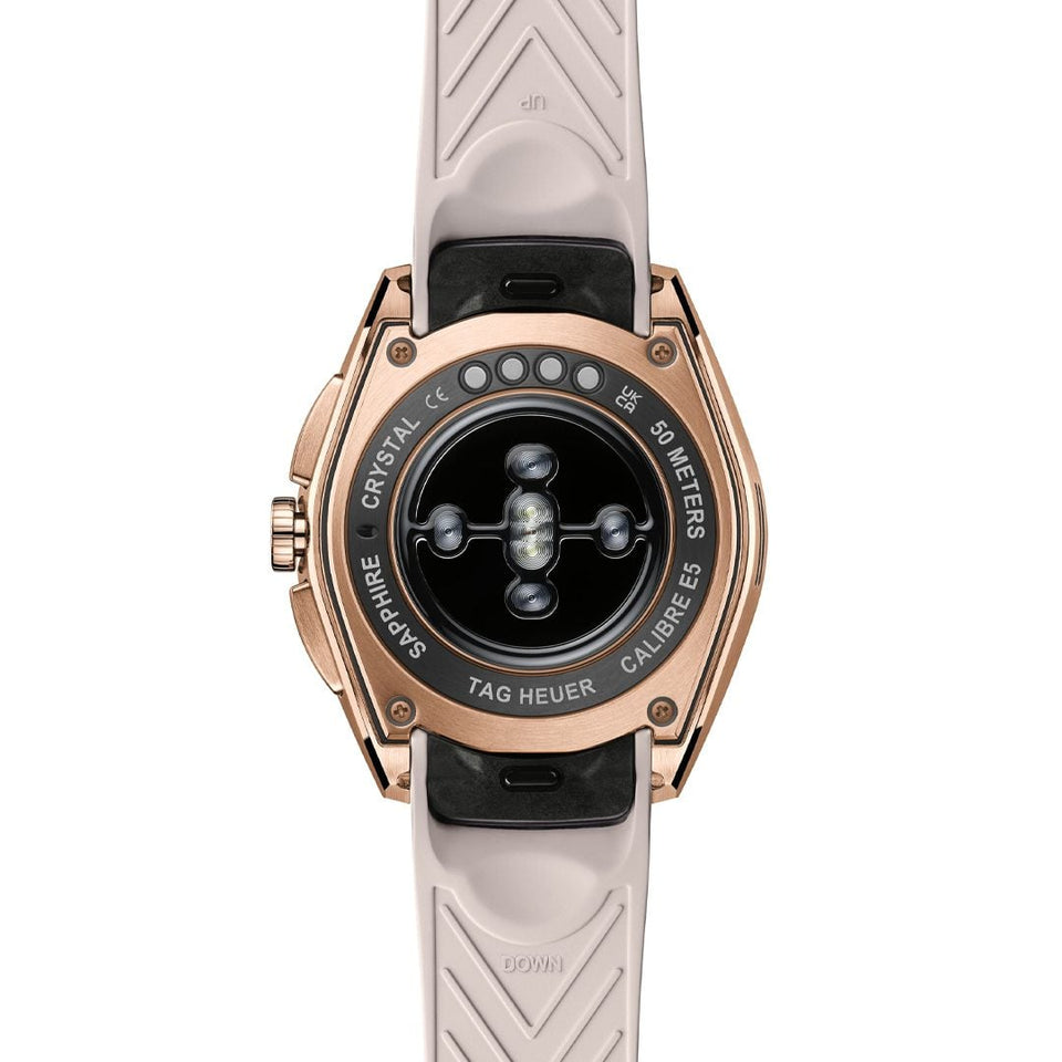 TAG Heuer Connected Calibre E5 40mm Golden Bright Edition Watch at David M Robinson
