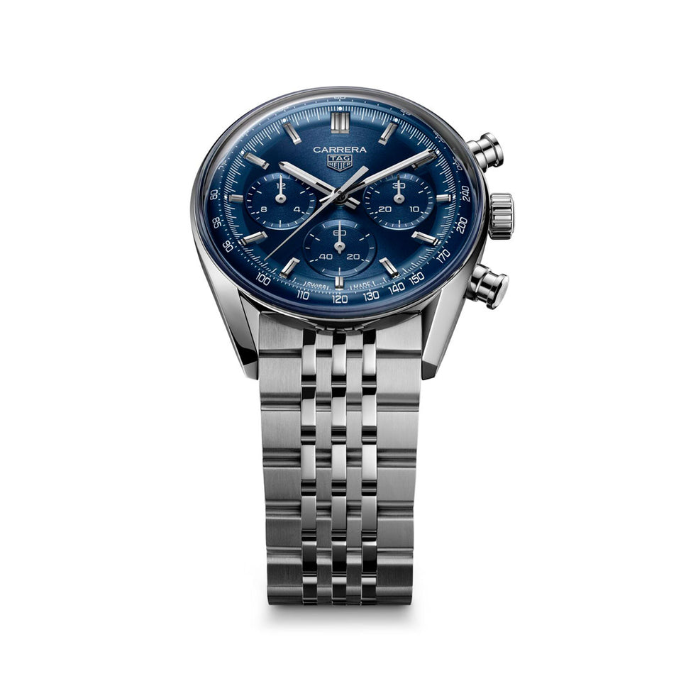 TAG Heuer Carrera Chronograph Steel 41mm Automatic Watch at David M Robinson