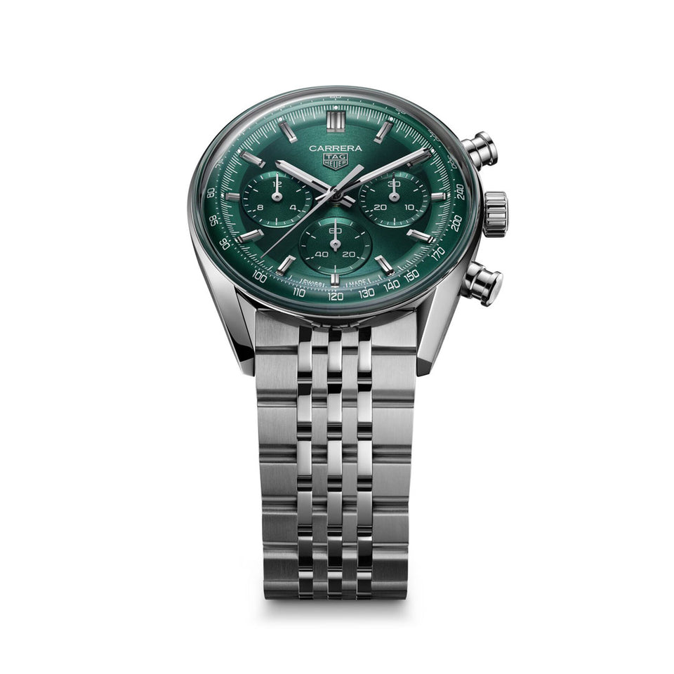 TAG Heuer Carrera Chronograph Steel 41mm Automatic Watch at David M Robinson