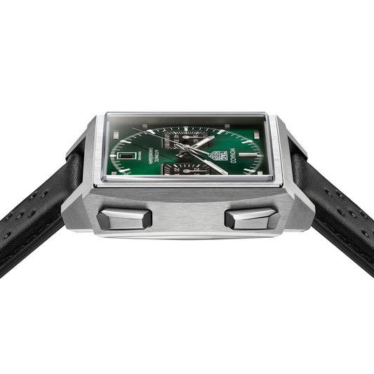 TAG Heuer Monaco Chronograph 39mm Watch CDW2180.FC8360 at David M Robinson