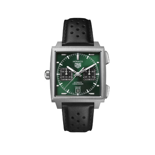 TAG Heuer Monaco Chronograph 39mm Watch CDW2180.FC8360 at David M Robinson