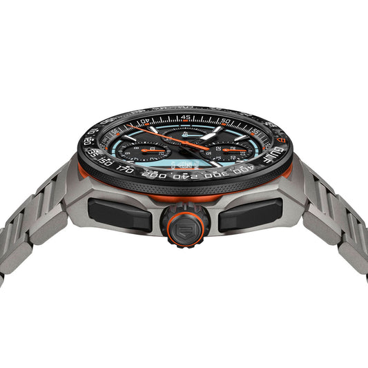 TAG Heuer Formula 1 Chronograph x Gulf 44mm Watch Ref. CBZ208B.BF0009 at David M Robinson
