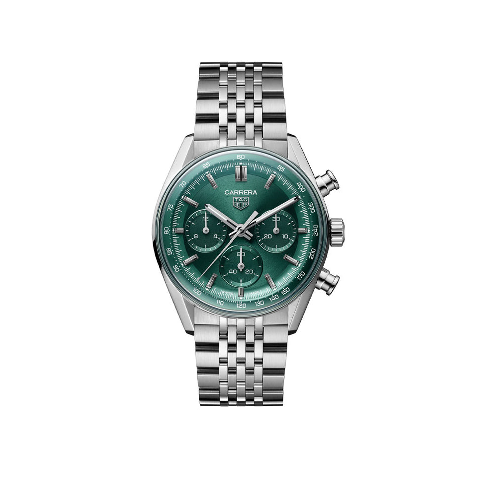 TAG Heuer Carrera Chronograph Steel 41mm Automatic Watch at David M Robinson
