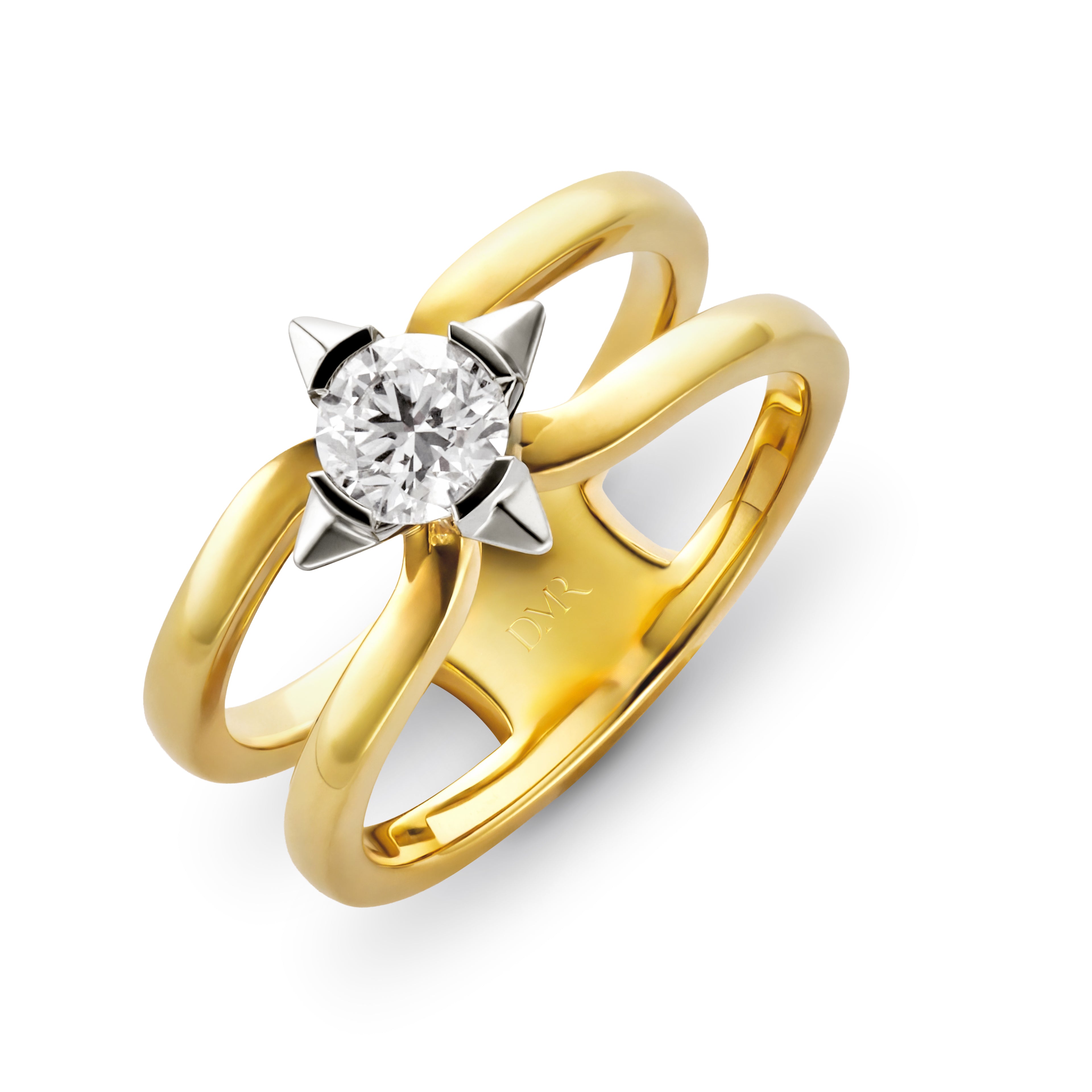 True North 18ct Yellow Gold Diamond Ring