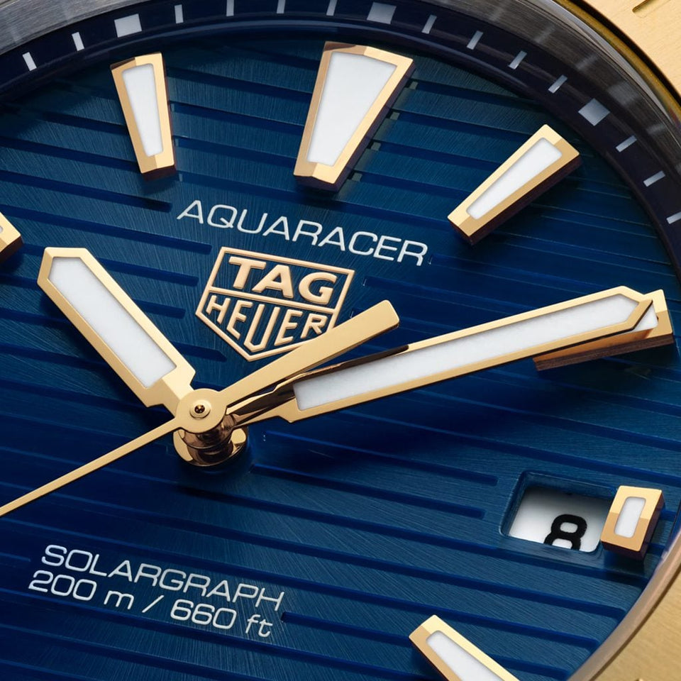 TAG Heuer Aquaracer Professional 200 Solargraph 40mm Watch at David M Robinson
