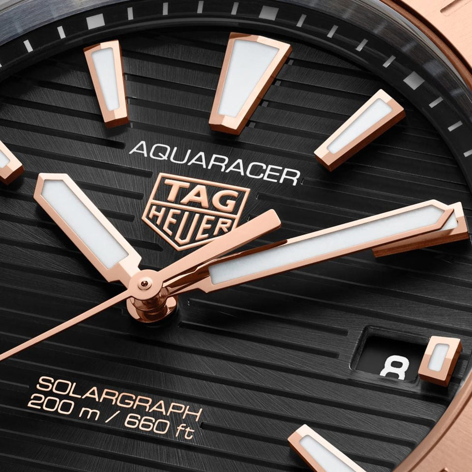 TAG Heuer Aquaracer Professional 200 Solargraph 40mm Watch at David M Robinson