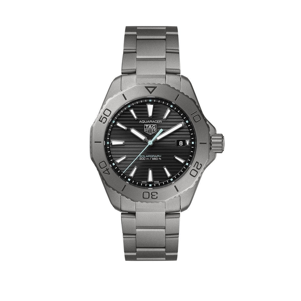 TAG Heuer Aquaracer Professional 200 Solargraph 40mm Watch at David M Robinson