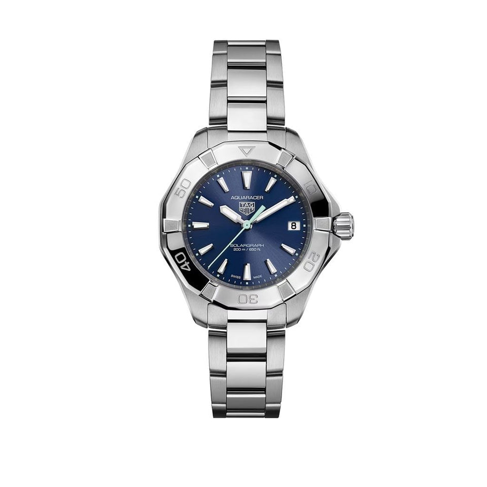 TAG Heuer Aquaracer Professional 200 Solargraph 34mm Watch at David M Robinson