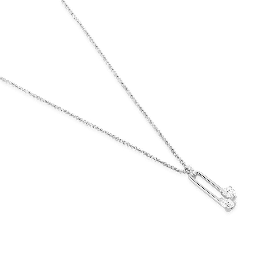 White Gold Diamond Pendant