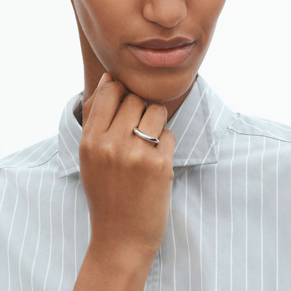 Georg Jensen Offspring Sterling Silver Ring at David M Robinson