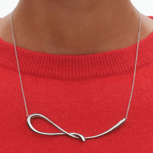 Sterling Silver Georg Jensen Mercy Pendant at David M Robinson