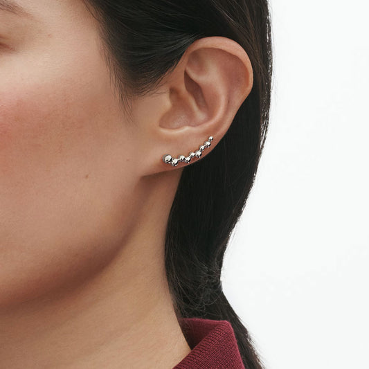 Georg Jensen Moonlight Grapes Sterling Silver Ear Cuffs at David M Robinson