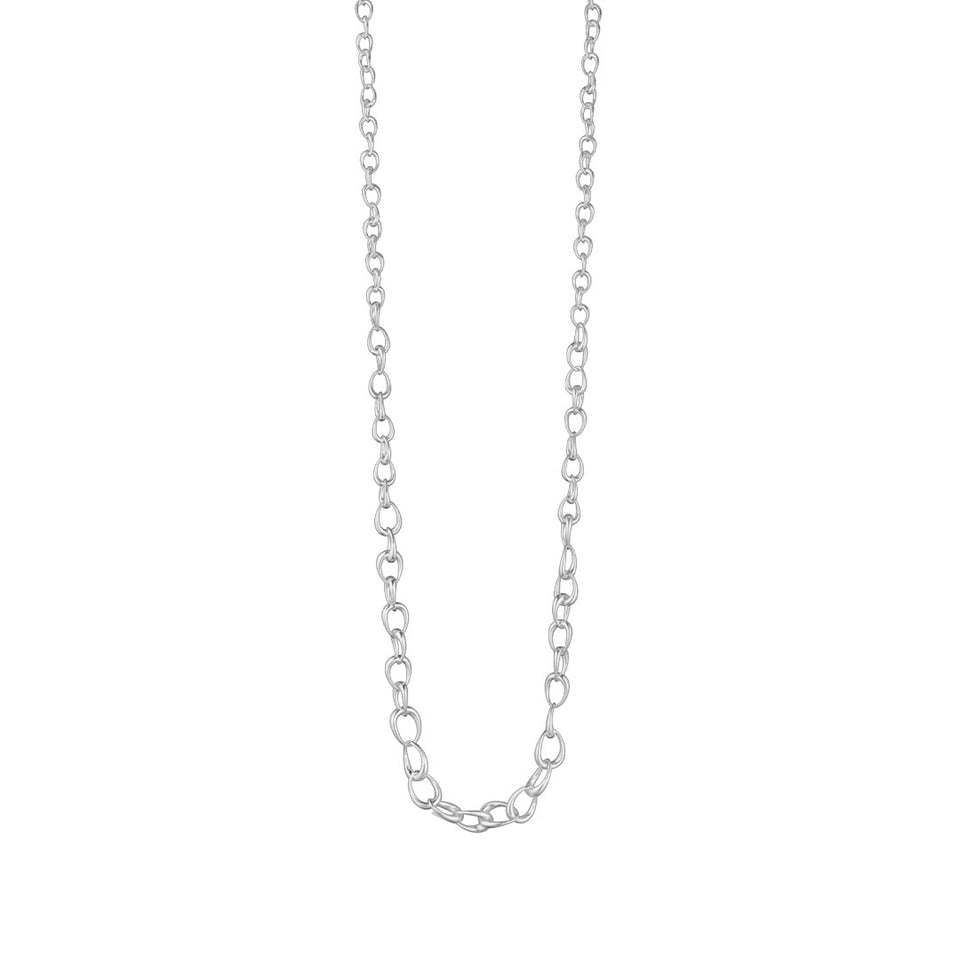 Georg Jensen Offspring Silver Link Necklace at David M Robinson