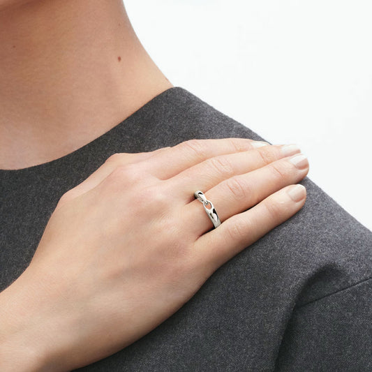 Georg Jensen Reflect Silver Ring at David M Robinson