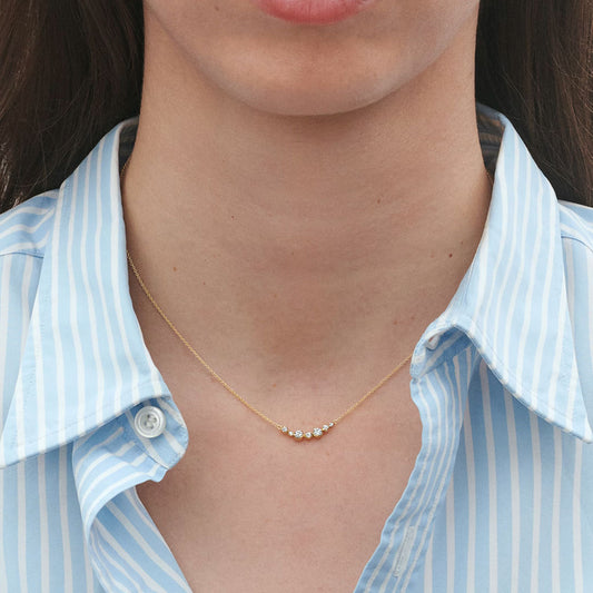 Signature Diamonds 18ct Yellow Gold Pendant at David M Robinson