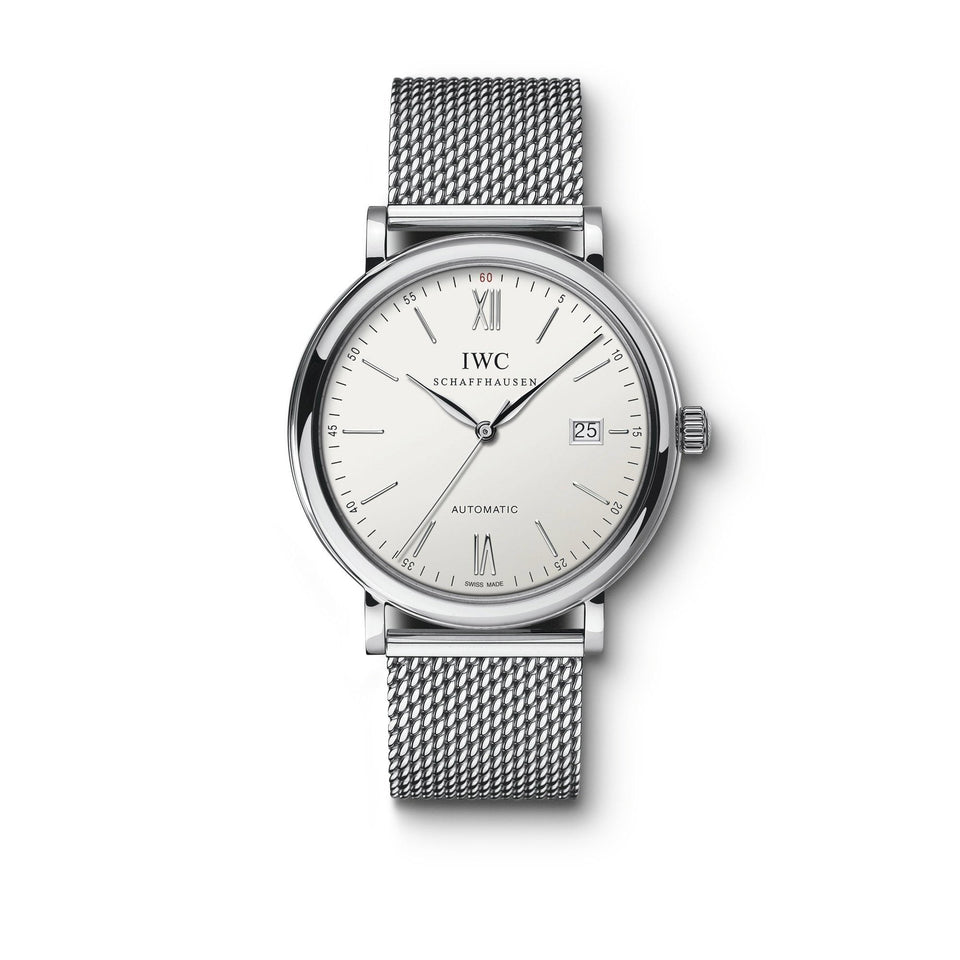 IWC Schaffhausen Portofino Steel Automatic 40mm Watch at David M Robinson