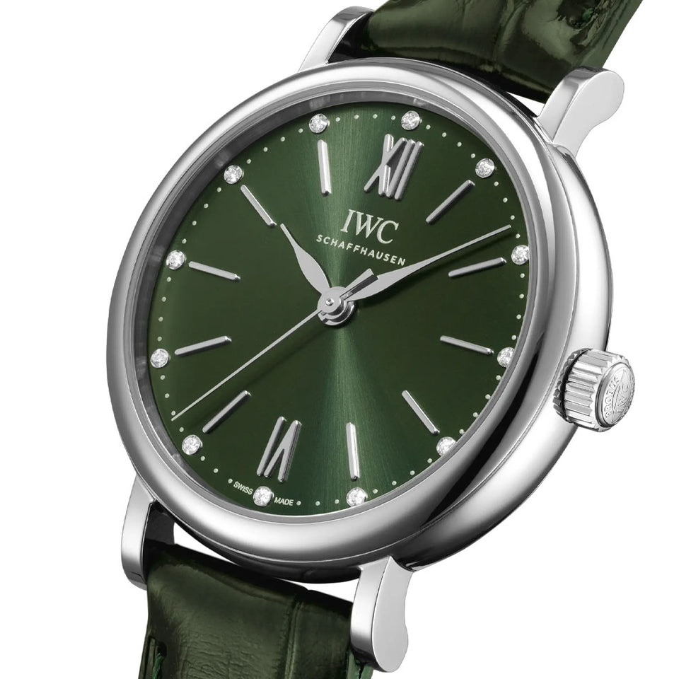 IWC Schaffhausen Portofino Automatic Steel 34mm Watch at David M Robinson