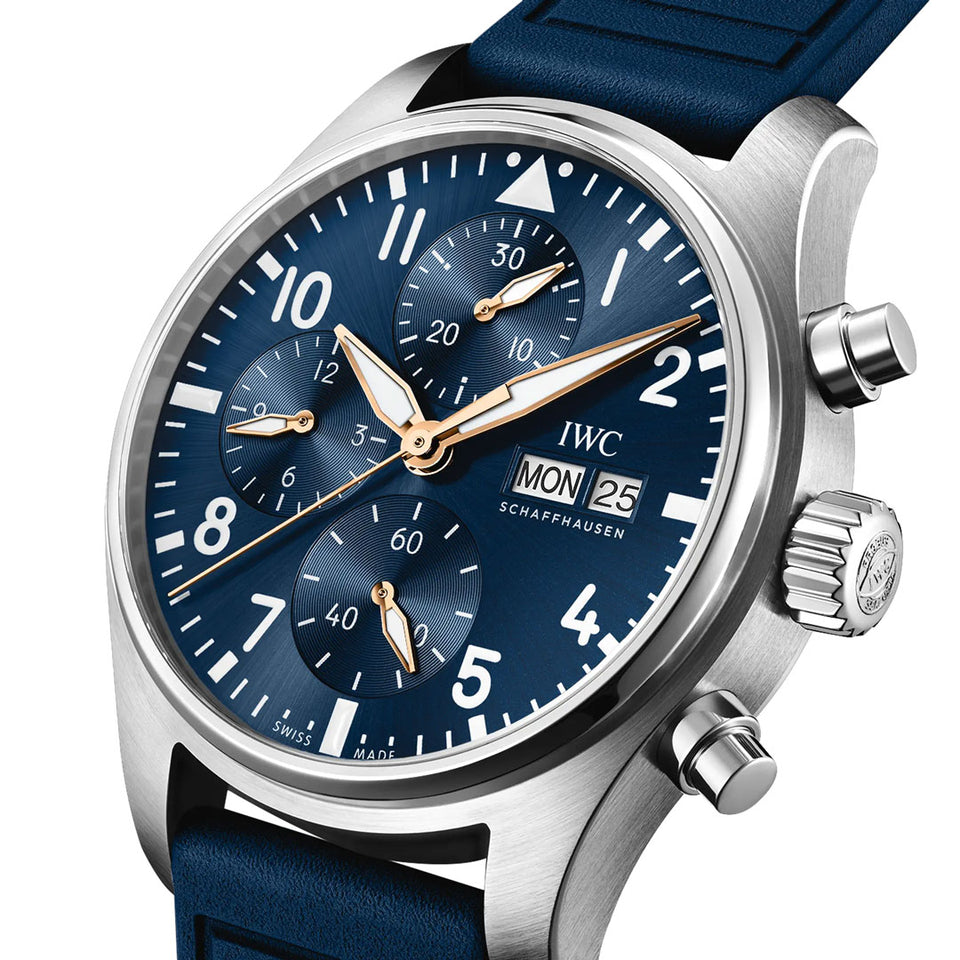 IWC Schaffhausen Pilot’s Watch Chronograph 41 Le Petit Prince IW388120 at DMR