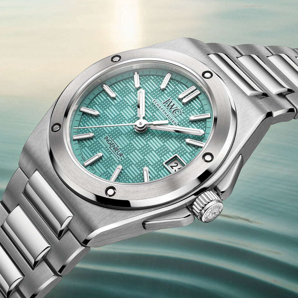 IWC Schaffhausen Ingenieur Automatic 35 Pool Dial Ref. IW324902 at David M Robinson 