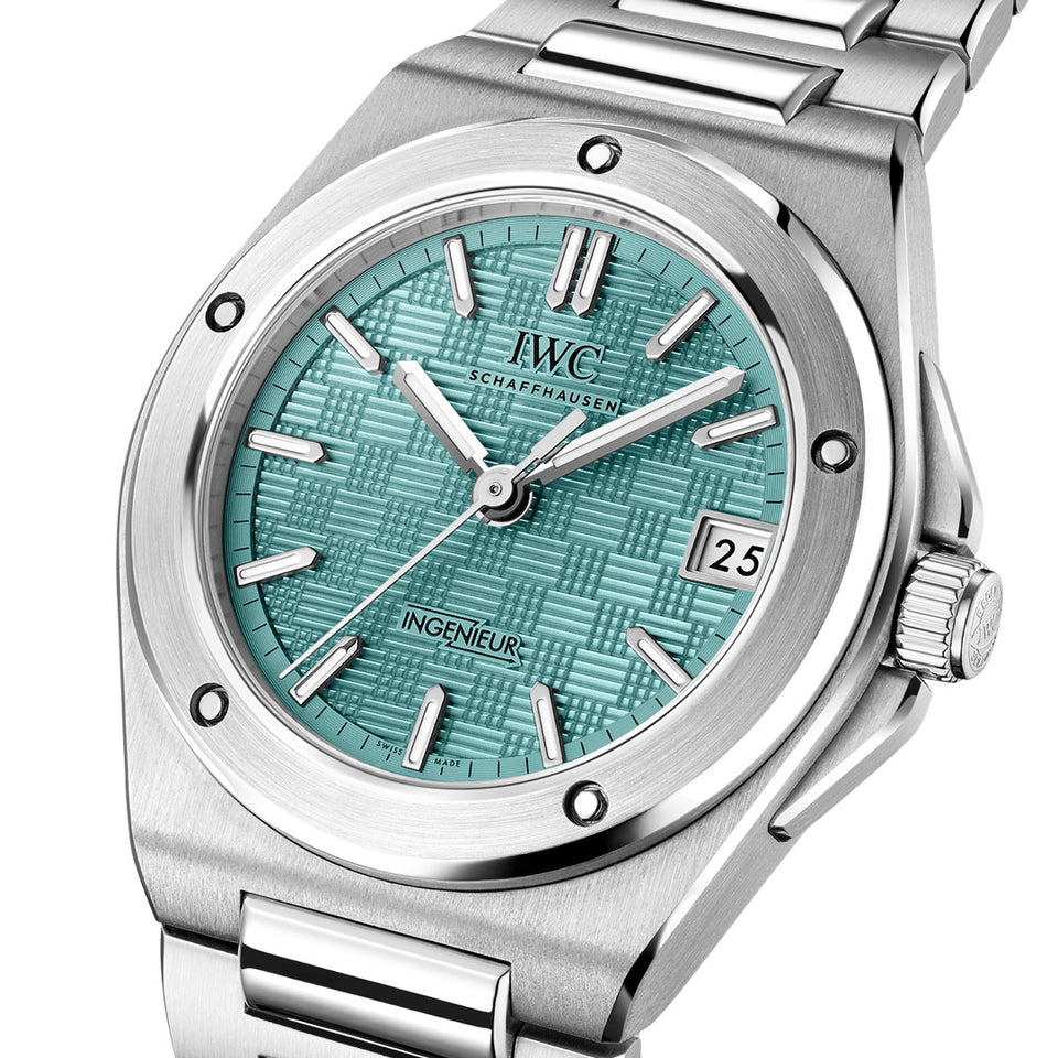 IWC Schaffhausen Ingenieur Automatic 35 Pool Dial Ref. IW324902 at David M Robinson 