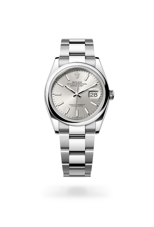 rolex Datejust 36 in Oystersteel, m126200-0002 - david m robinson
