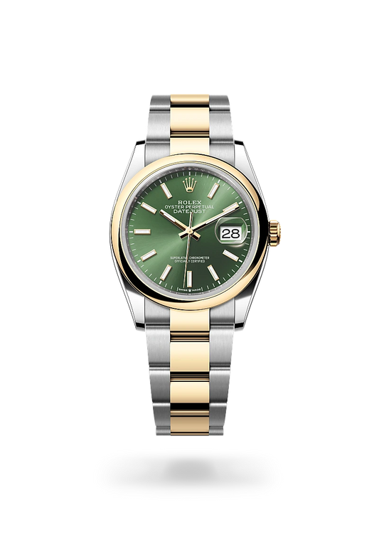rolex Datejust 36 in Yellow Rolesor - combination of Oystersteel and yellow gold, m126203-0058 - david m robinson
