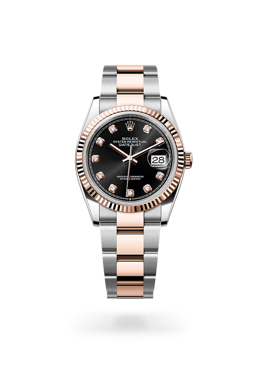 rolex Datejust 36 in Everose Rolesor - combination of Oystersteel and Everose gold, m126231-0020 - david m robinson