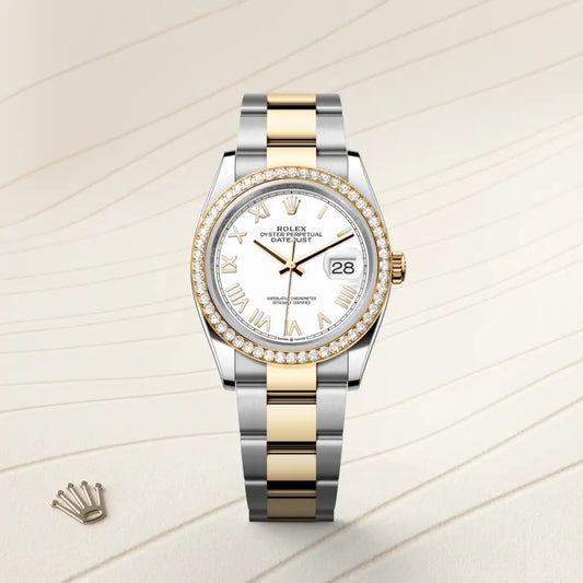 rolex Datejust 36 in Yellow Rolesor - combination of Oystersteel and yellow gold, m126283rbr-0034 - david m robinson