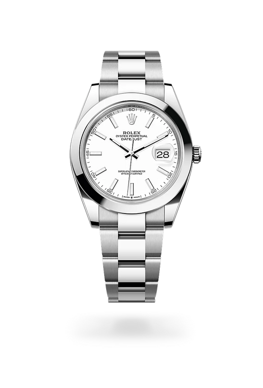rolex Datejust 41 in Oystersteel, m126300-0005 - david m robinson