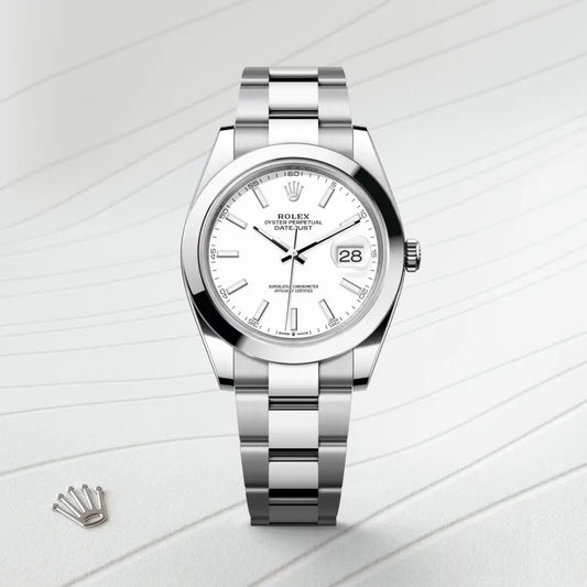 rolex Datejust 41 in Oystersteel, m126300-0005 - david m robinson