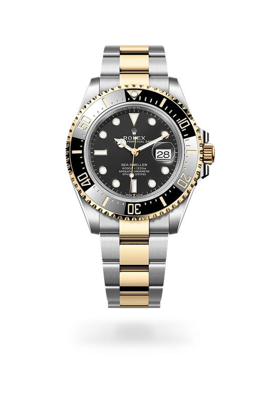 rolex Sea-Dweller in Yellow Rolesor - combination of Oystersteel and yellow gold, m126603-0001 - david m robinson