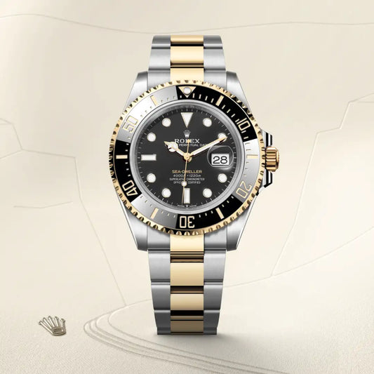 rolex Sea-Dweller in Yellow Rolesor - combination of Oystersteel and yellow gold, m126603-0001 - david m robinson