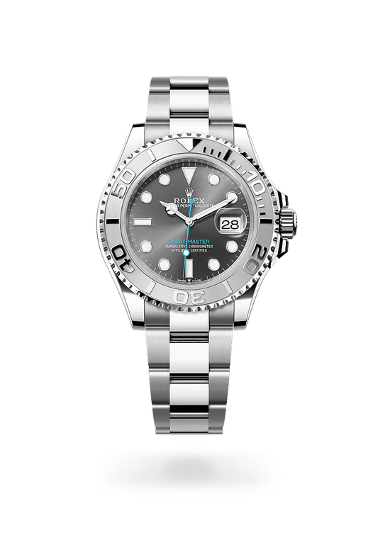 rolex Yacht-Master 40 in Rolesium - combination of Oystersteel and platinum, m126622-0001 - david m robinson